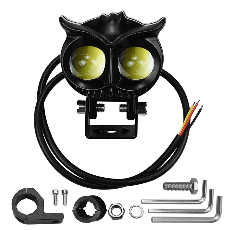 Electric Led Worklight Spotlight Front Waterproof 30 45W Owl Black For Motor Generic