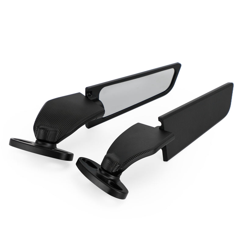 Adjustable Wing Fin Rearview Mirrors For Honda RVT1000R VTR1000 SP 2000-2006 Generic