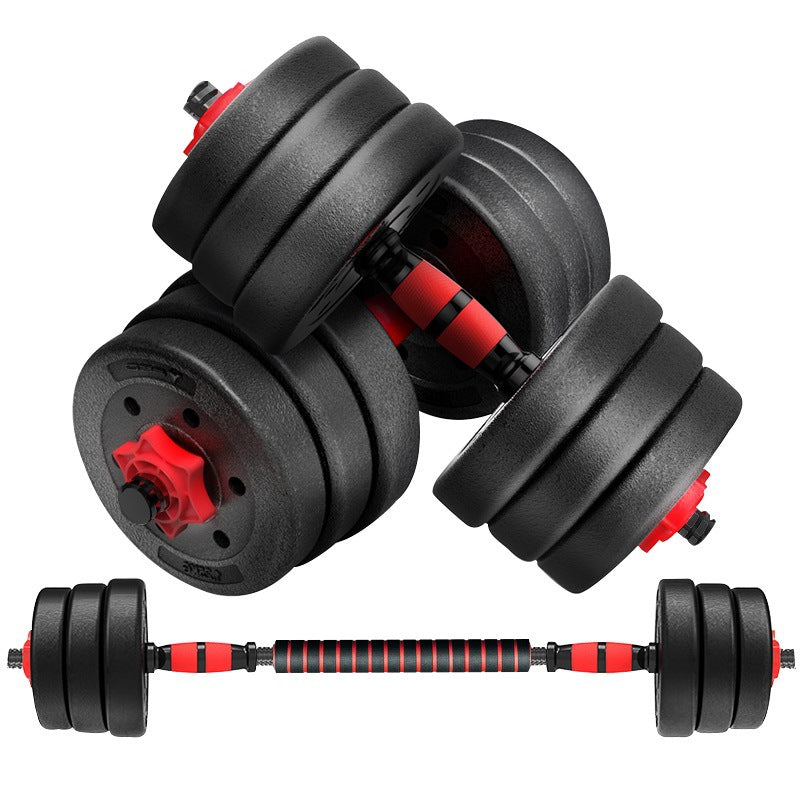 40KG Barbell & Dumbbell Set Pair Gym Body Building Free Weights Plates