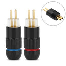5PCS 0.78mm Earphone Plug Solder Wire Connector For UM3X W4R UE18 UE11 Black