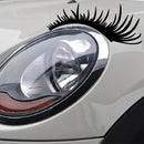 Porsche Volkswagen Beetle Black Car Headlight Eyelash Sticker Eyebrow Decal