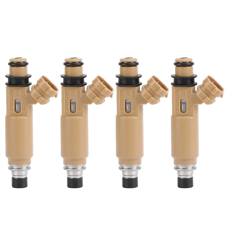 4PCS Fuel Injectors 23250-74170 23209-74170 Fit Toyota Camry RAV4 Avensis Generic