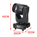 250W 8R Rainbow 3In1 Moving Head Light Double Prisms Gobo Wash DJ Stage Lighting