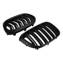 2PCS Kidney Grill Grille 51138469959 fit BMW G01 X3 G02 X4 2018-2021 Matt Black