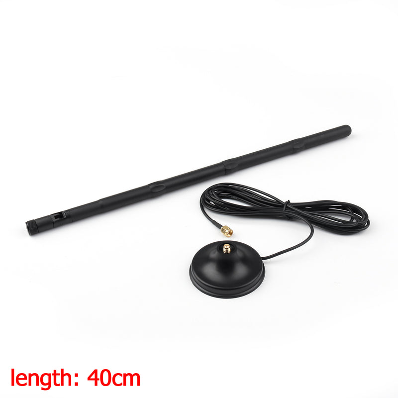 2.4GHz 15dBi WiFi Antenna RP-SMA Male for IP Camera WiFi Router 3M Extension