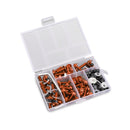 158x Motorbike Orange Fastener Clip Screw Kit Windscreen Fairing Bolt Universal Generic