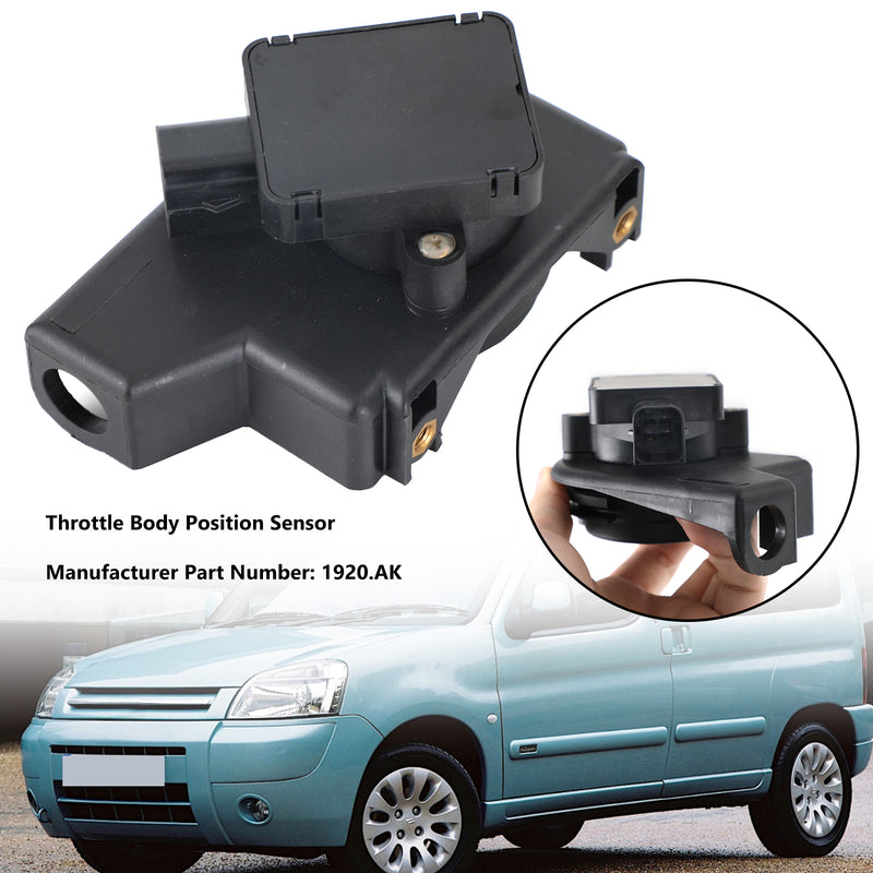 Throttle Body Position Sensor TPS 9643365680 For Peugeot Citroen Fiat Suzuki Generic