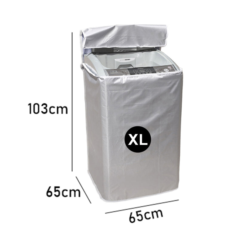 Dustproof Washing Machine Waterproof Protective Cover Front Load Wash Dryer S-XL