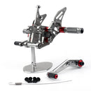 Rearsets Foot pegs Rear sets Footrest For Suzuki GSXR1000 GSXR 1000 17-23 Generic