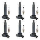 1999-2003 Lexus ES300 RX300 3.0L V6 Ignition Coil+ Spark Plug 90919-02234 C-528 C1175 GN10536 UF267 6 Pairs