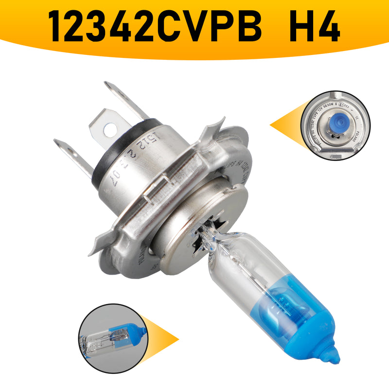 For Philips 12342CVPB Car Standard Halogen Headlight H4 12V60/55W P43t