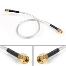 10Pcs SMA Male to SMA Male RF Extension Coax Pigtail Semi-Rigid Cable RG402 30cm