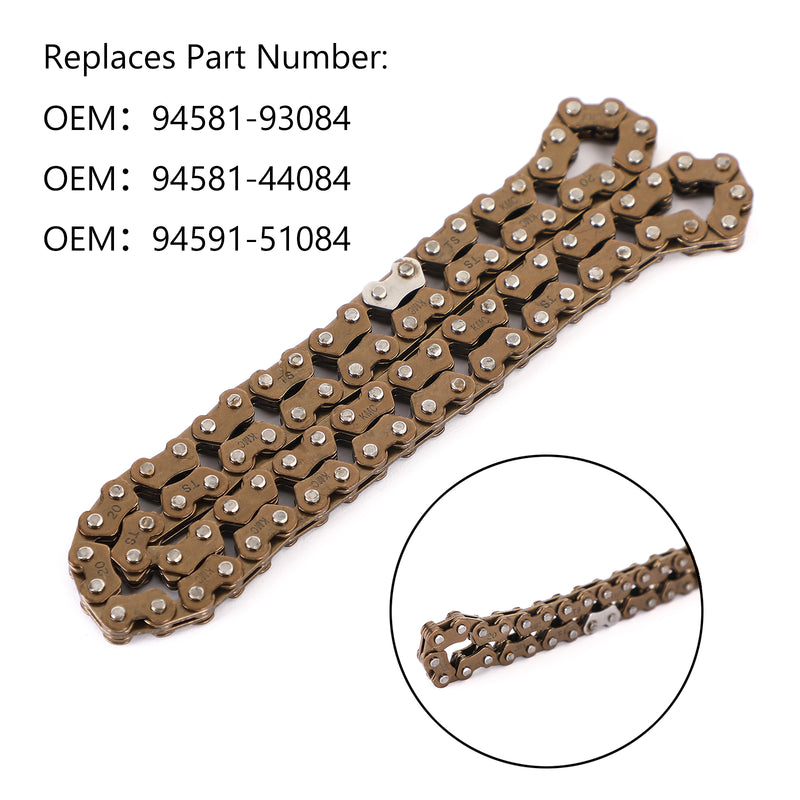 Timing Drive Chain For Yamaha 94581-93084 94581-44084 94591-51084 T90D T90N Generic
