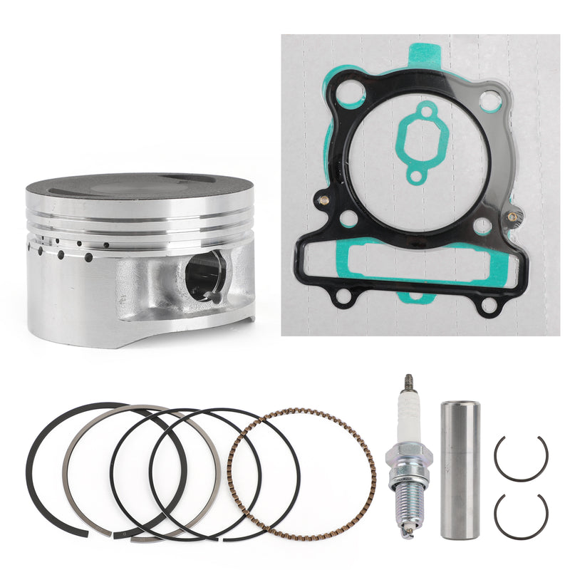 83mm Piston Rings Gasket Spark Plug Kit for Yamaha Warrior 350 YFM350X 1987-2004 Generic