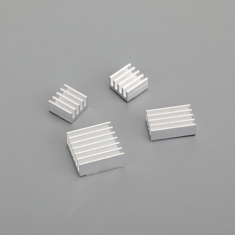 Aluminum Heatsink Radiator Cooler Kit with Sticker 16PCS Raspberry Pi 4B