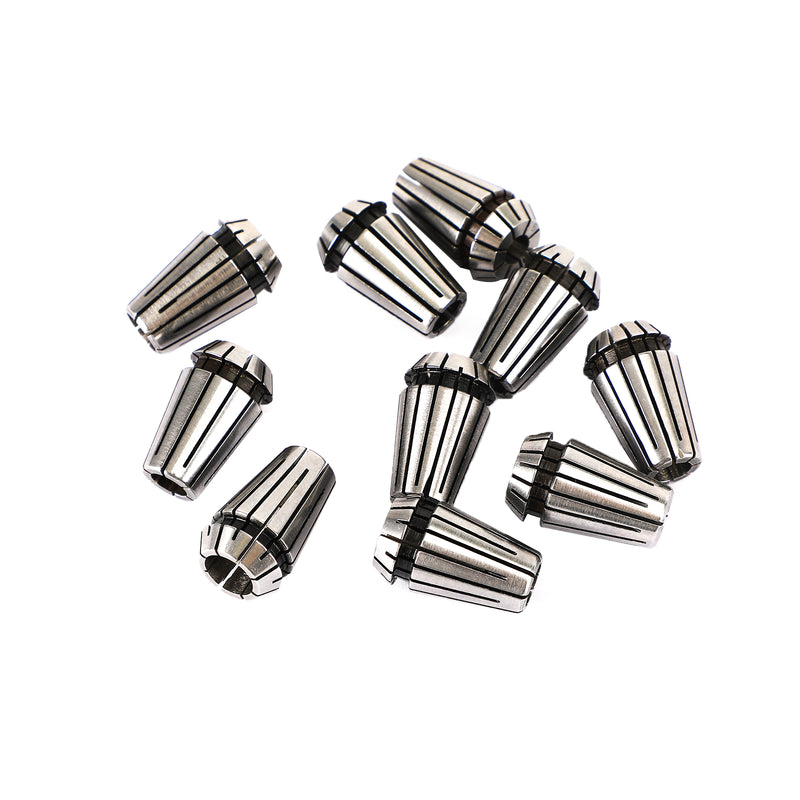 9Pcs/12PCS/10Pcs/ ER16 Spring Collet Set For CNC Milling Lathe Machine