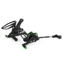 CNC Alu Rearsets Footpegs Green Fit for Kawasaki Ninja EX 250 / 400 2018-2020 Generic