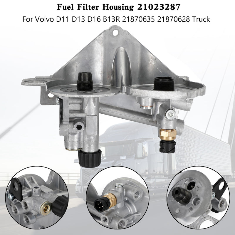 Fuel Filter Housing 21023287 For Volvo D11 D13 D16 B13R 21870635 21870628 Truck Generic
