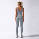 2Pcs Womens Snake Skin Pants Set Lounge Wear Tracksuit Yoga Gym Sport Suit