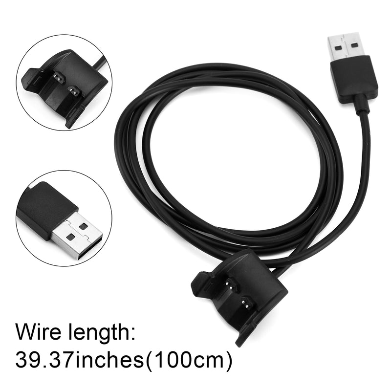 USB Charger Charging Data Cable Cord Fit for Garmin Vivosmart 3/4/HR Watch