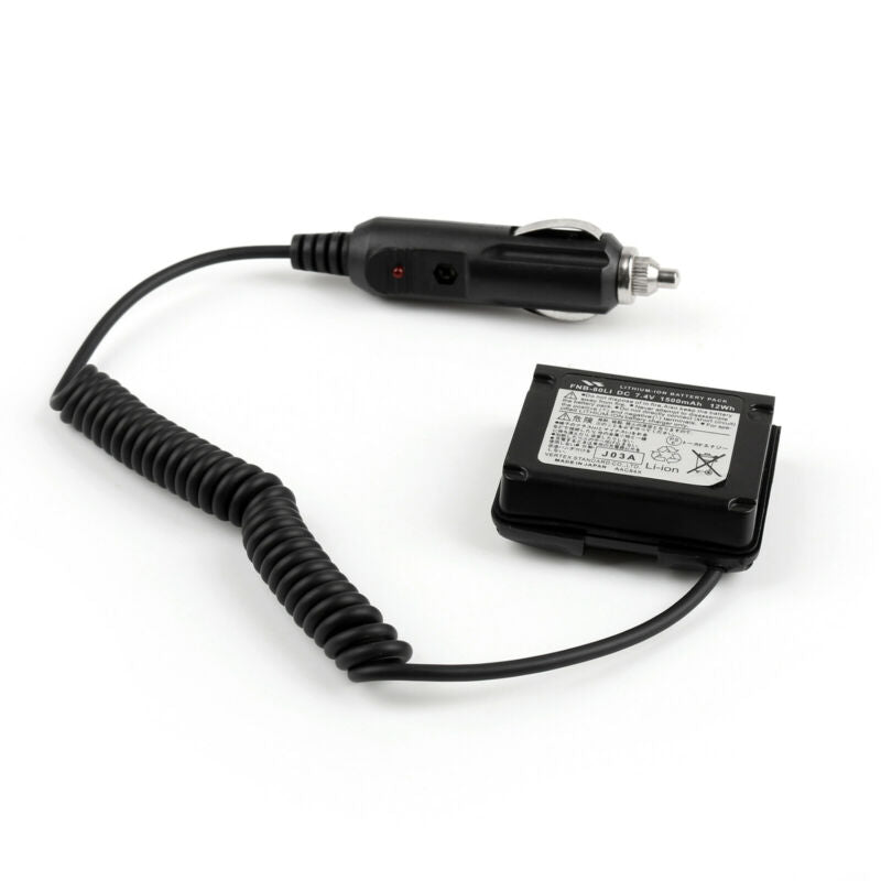 Car Charger Battery Eliminator Adapter For Yaesu VX-7R VX-6R VX-5R Radio