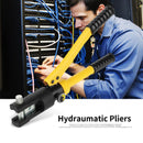 Improved 16 Ton Hydraulic Wire Battery Cable Lug Terminal Crimper With 13 Dies