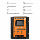 12/24V 30A Solar Charge Controller Panel Battery Regulator Dual USB