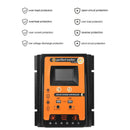 12/24V 50A Solar Charge Controller Panel Battery Regulator Dual USB