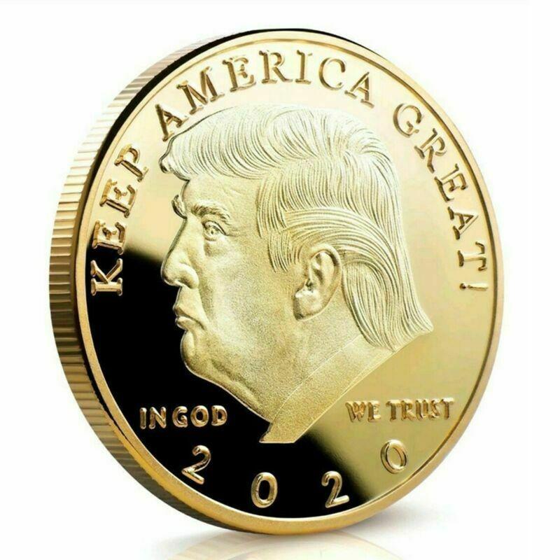 US Donald GREAT 2020 Gold Commander President Trump AMERICA Coin Challenge KEEP