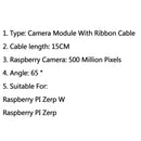 Raspberry Pi Zero W Camera Module 5MP Sensor With Camera Zero Ribbon Cable FFC