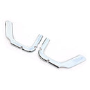 2pcs ABS Trunk Sundry Net String Bag Frame Trim For Renegade 2011+ 2Door Silver/Orange Generic