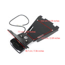 License Plate Holder Frame Bracket fit for BMW R nineT / Scrambler / Pure 16-21 Generic