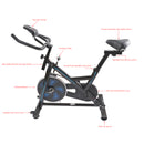 286 lbs Exercise Bike Fitness Indoor Cycling Stationary Bicycle Cardio Workout