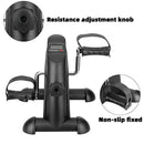 Mini Pedal Stepper Bike Feet Hand Cycling Fitness Exercise Trainer Desk Home Gym