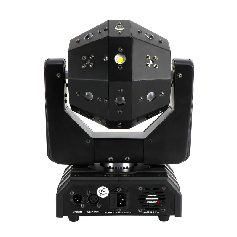 RGBW 3 In1 LED Laser Moving Head Stage Light DMX DJ Disco Party Effect Lighting