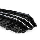 Pair Front Fog Light Cover fit AUDI A4 B9 S-LINE 2016-2018 Bumper Grille