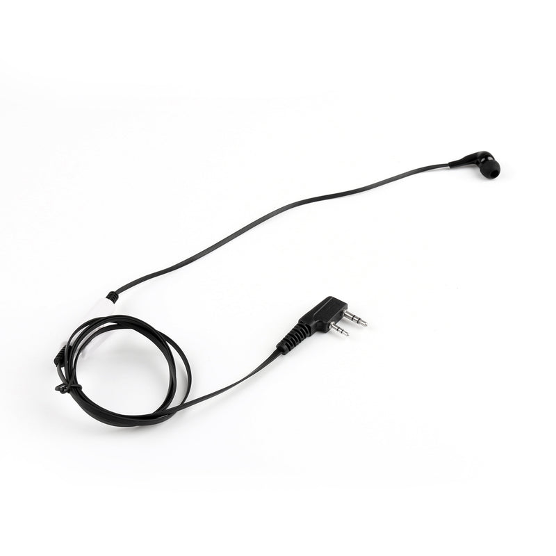 5x Headset Earpiece For Kenwood BAOFENG TYT LINTON UV-5R TG-UV2 Two Way Black