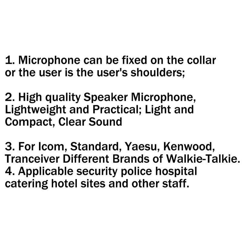 Handheld Speaker Mic Y26 For YAESU VERTEX VX-3R VX-5R FT-60R FT-10R VX-150