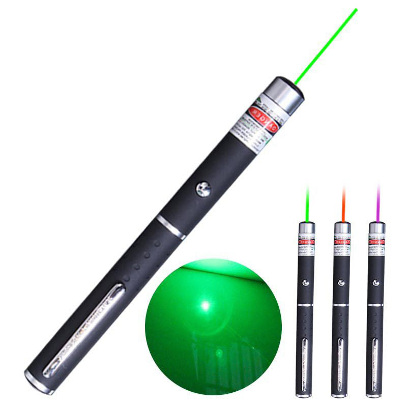 1mw 3PCS Laser Pointer Pen Red + Green + Blue/Violet Laser Pointer Visible Beam