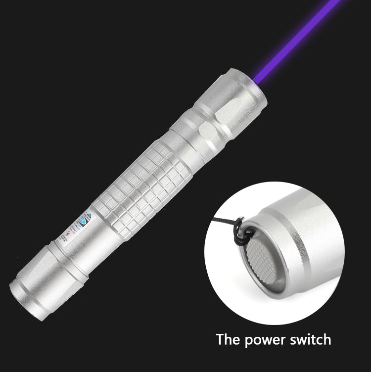5MW 405NM Blue Purple Laser Pointer Pen Visible Beam Light