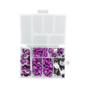 158x Motorcycle Sportbike Windscreen Fairing Bolt Kit Fastener Clip Screw Purple Generic