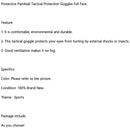 Protective Paintball Tactical Protection Goggles Full Face