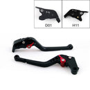 Long Brake Clutch Levers For Ducati Hypermotard 1100/SP 2007-2012 Black Generic
