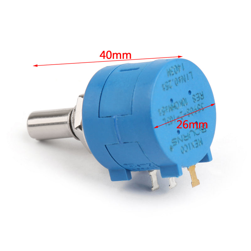 3590S-2-103L 10K Ohm Rotary Wirewound Precision Potentiometer Pot 10 Turn