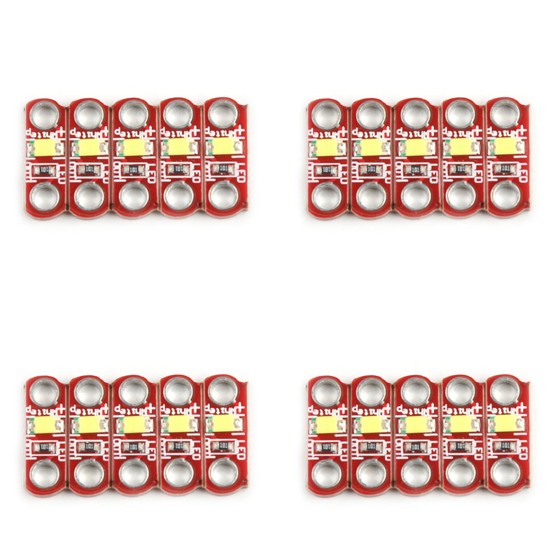 4Set SMD 3V-5V White LED Module DIY Active Components Diodes For Lilypad