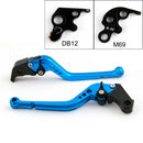 Long Brake Clutch Levers For KTM 690 SMC/SMC-R/Duke/Duke R 2012-13 Black Generic