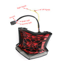 LED Brake Turn Signals Taillight For Kawasaki Z650 Ninja 650 Z900 17-24 Silver Generic