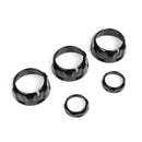 Air Condition Knob Cover For Wrangler JK 11-17 Compass Patriot 10-16 Black/Carbon Generic