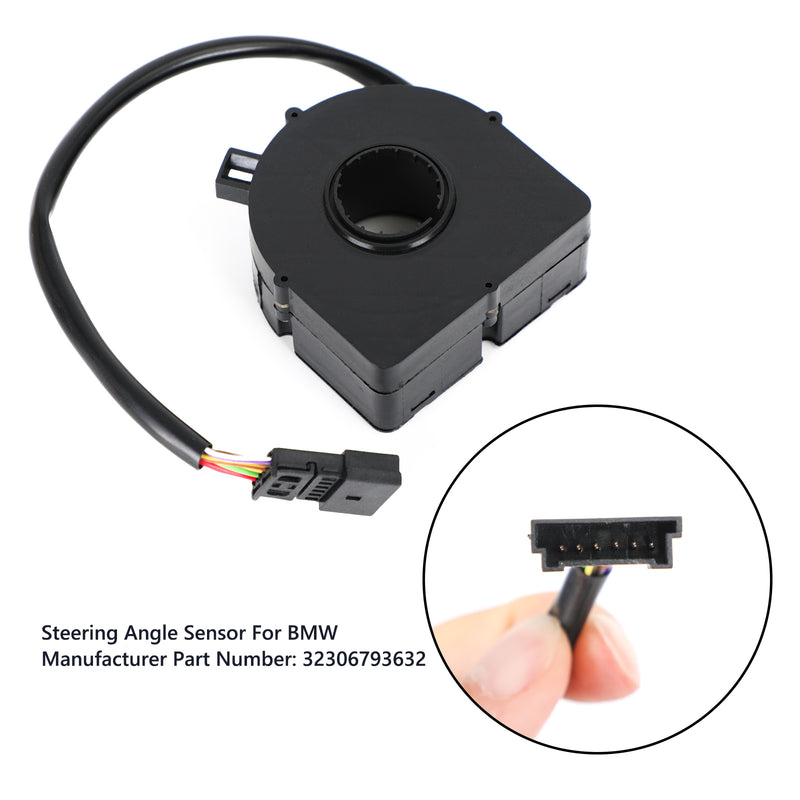 Steering Angle Sensor 32306793632 For BMW 3 5 7 Series E46 X3 E83 X5 E53 Generic