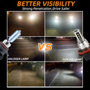 LED Headlight 6000K 2000W 300000LM Low Beam bulbs High Power Generic
